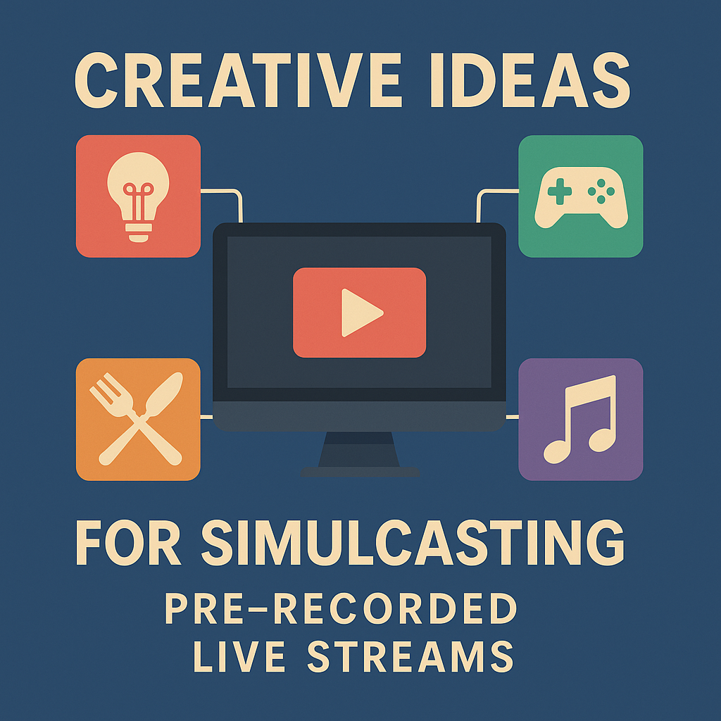 24 Creative Ideas for Simulcasting Pre-Recorded Live Streams