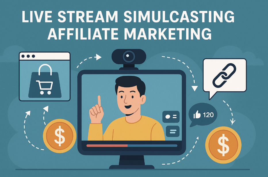Live Stream Simulcasting Affiliate Marketing